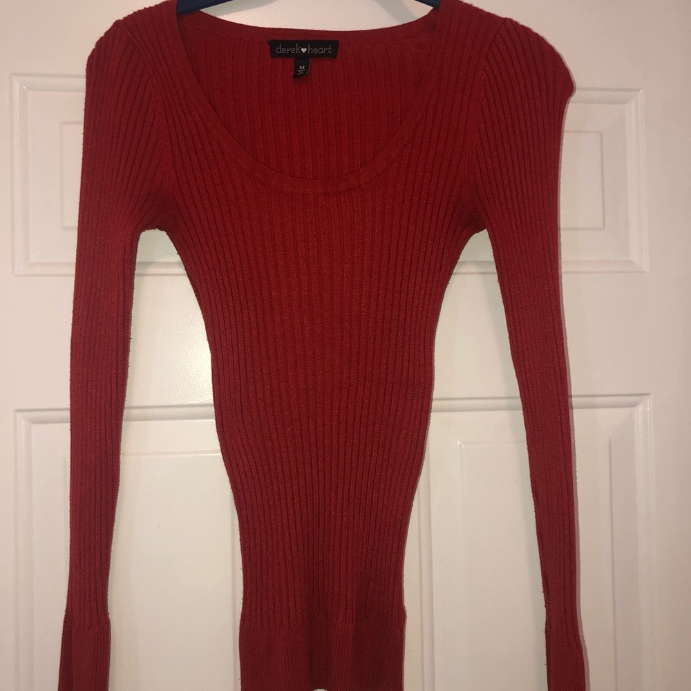 Orange sweater